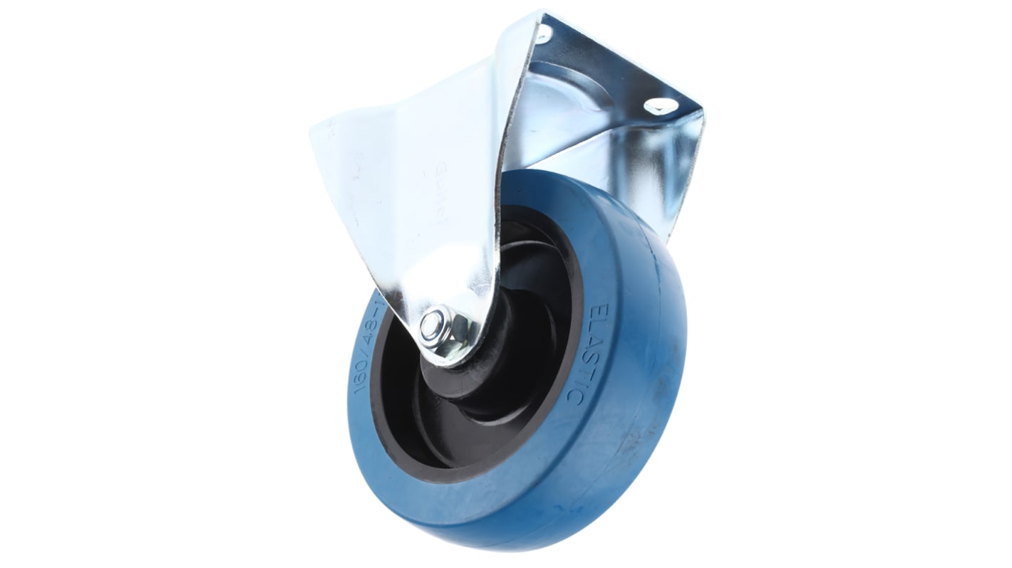Guitel Hervieu Fixed Castor Wheel, 400kg Capacity, 160mm Wheel