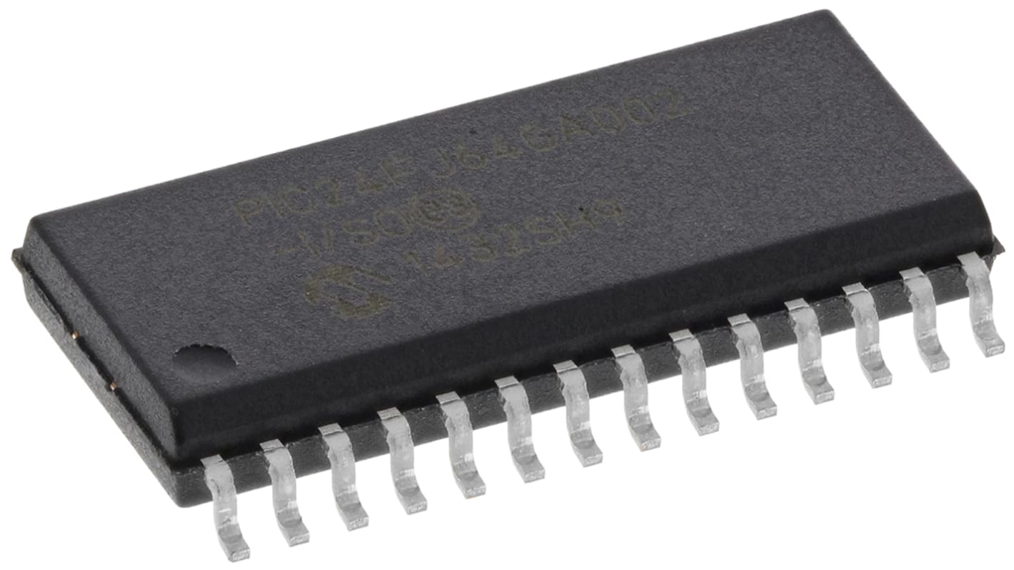 Microchip マイコン, PIC, 32MHz, 64 kB, フラッシュ, 28-Pin SOIC