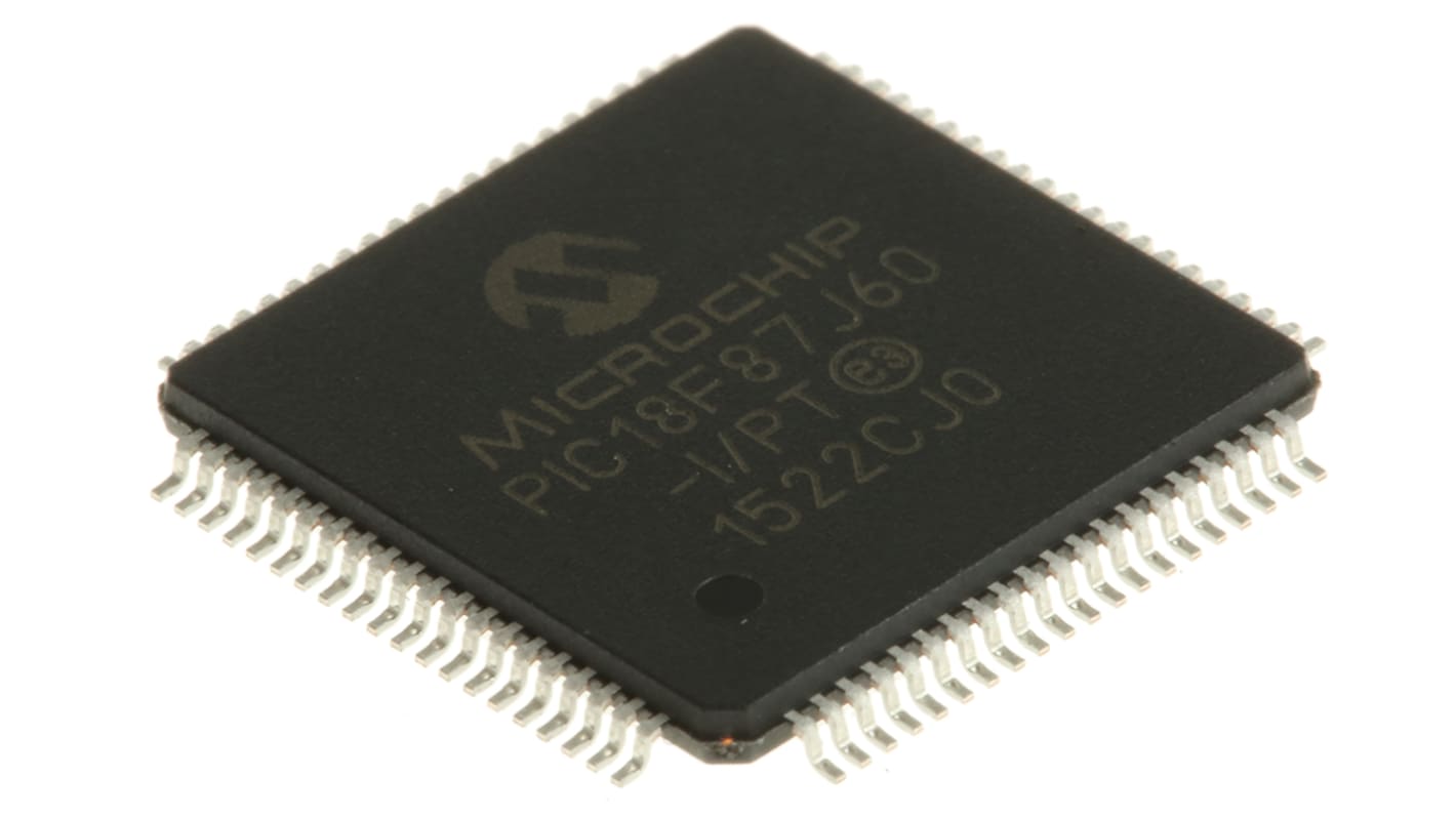 Microchip マイコン, PIC, 41.667MHz, 128 kB, フラッシュ, 80-Pin TQFP