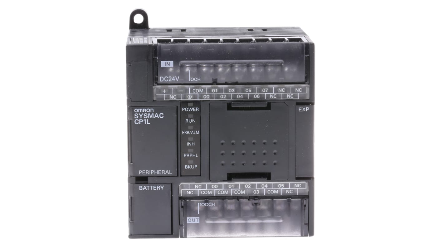 Omron CP1L Series PLC CPU for Use with SYSMAC CP1L Series, Relay Output, 8 (DC)-Input, DC Input