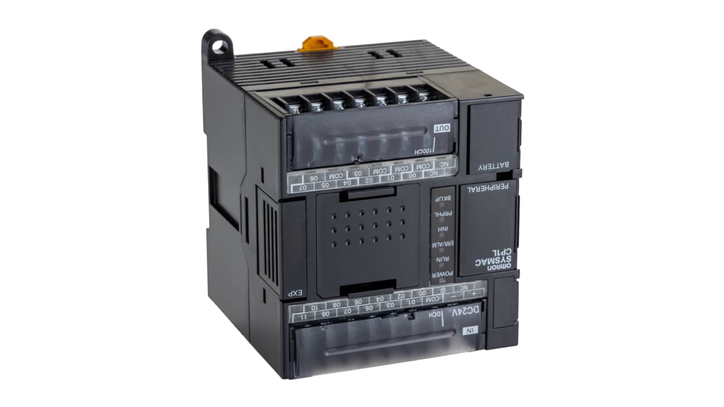 Omron CP1L Series PLC CPU for Use with SYSMAC CP1L Series, PNP Output, 12 (DC)-Input, PNP/NPN Input