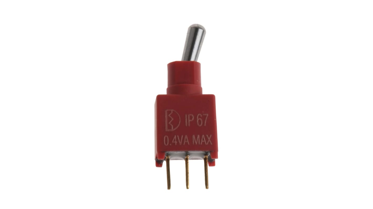 Interruttore a levetta IP67 On-On SPDT con terminali Foro passante