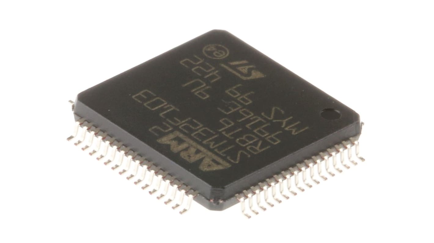 Microcontrôleur, 32bit, 20 Ko RAM, 128 Ko, 72MHz, LQFP 64, série STM32F1