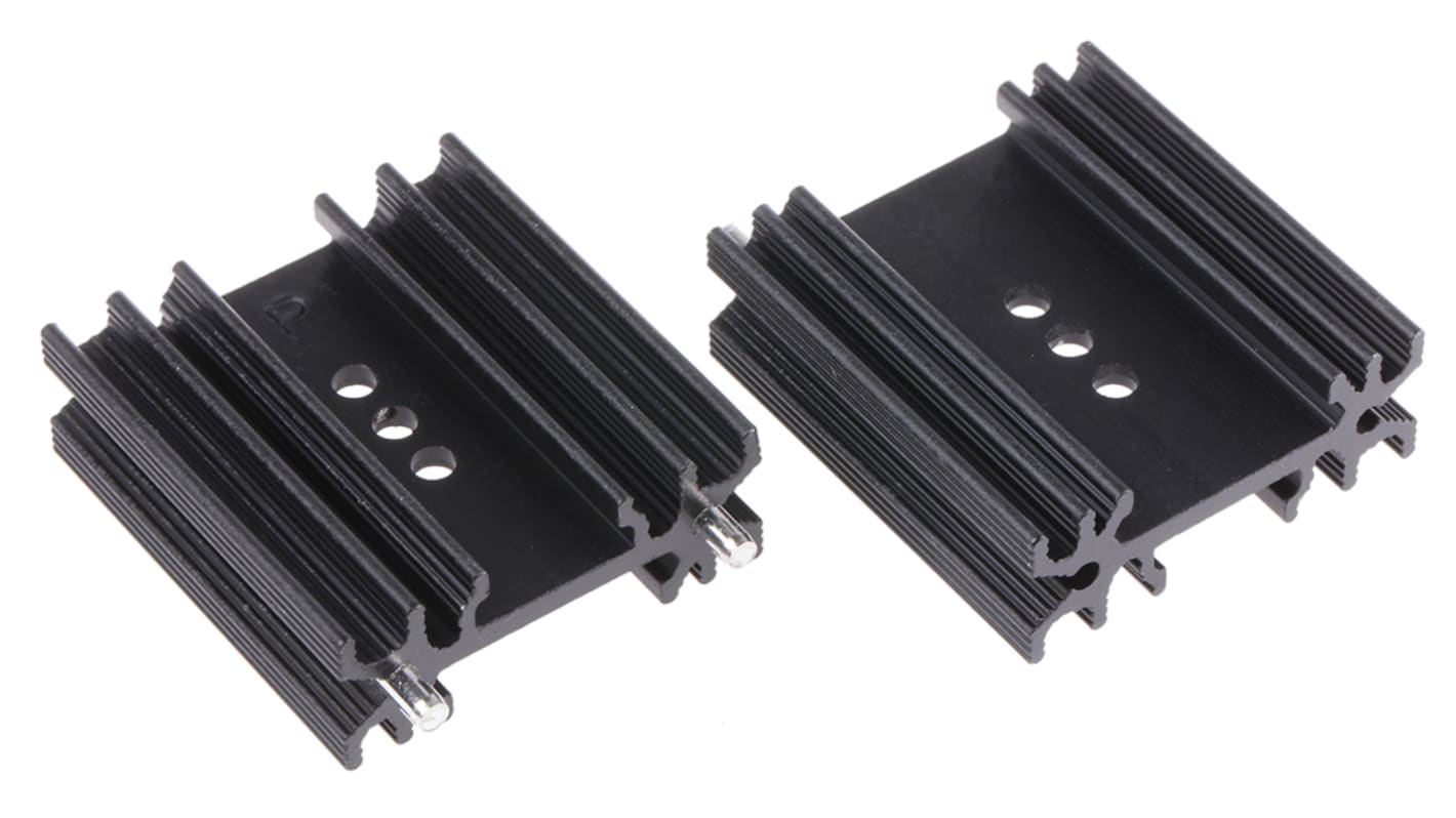AAVID THERMALLOY Heatsink, 10.2K/W, 12.5 x 34.5 x 38mm, Solder
