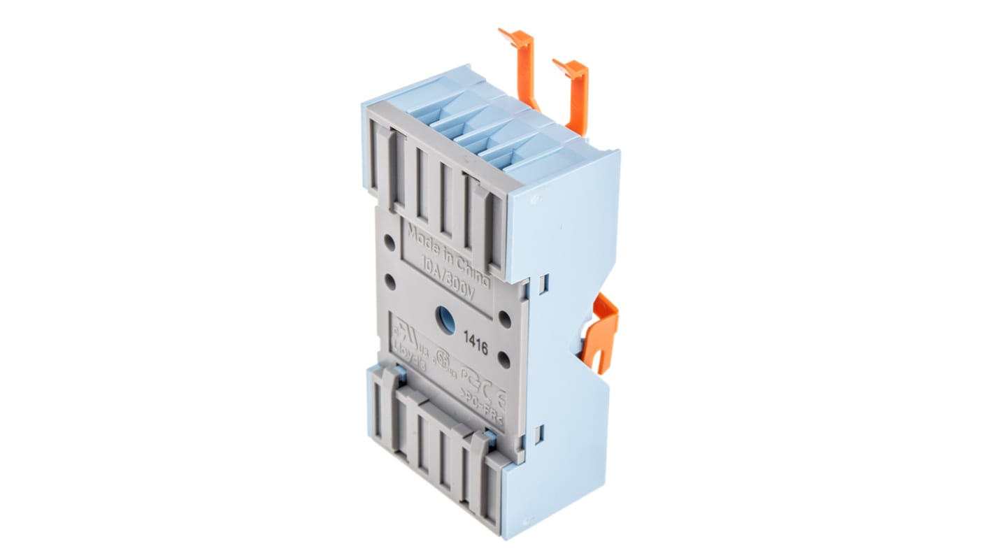 Releco MRC 8 Pin 300V ac DIN Rail Relay Socket, for use with MRC Series 8-Pin Relay