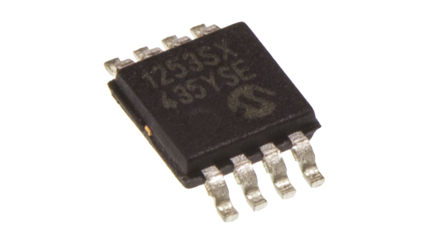 Microchip MCP1253-33X50I/MS Charge Pump, Regulator 120mA, 1 MHz 8-Pin, MSOP