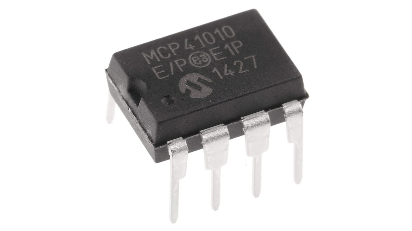 Potencjometr cyfrowySzeregowe-SPI 10kΩ 256-pozycyjny Pojedyncze PDIP
