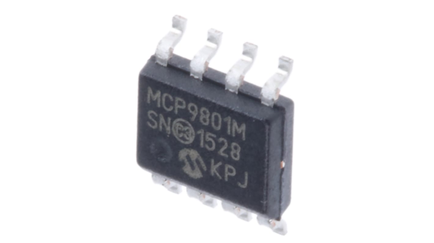 Microchip Temperature Converter, Digital Output, Surface Mount, Serial-I2C, SMBus, ±0.5°C, 8 Pins