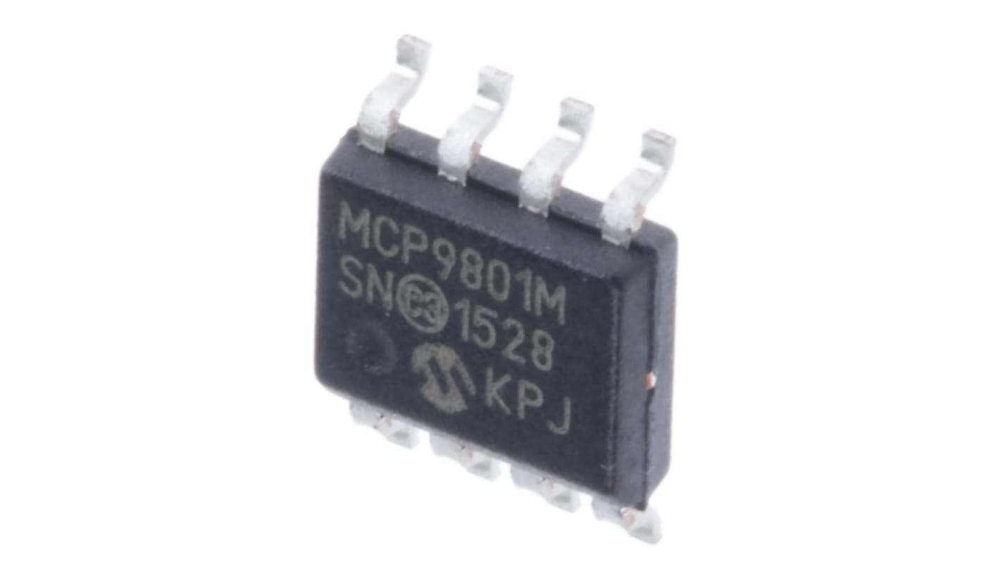 Microchip デジタル温度センサ, ±0.5°C, シリアル-I2C, SMBus, 8-Pin SOIC