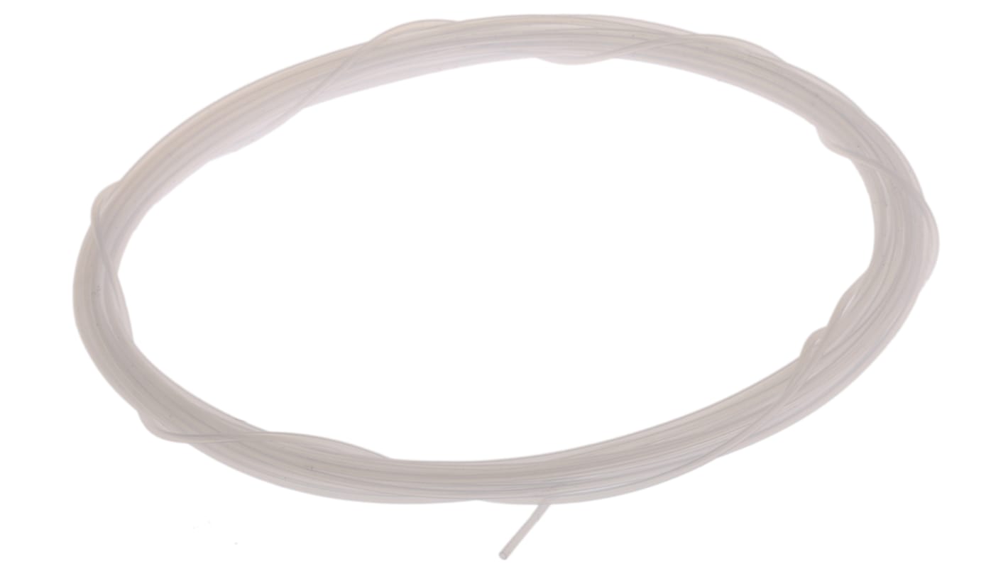 RS PRO PTFE Transparent Cable Sleeve, 0.71mm Diameter, 5m Length