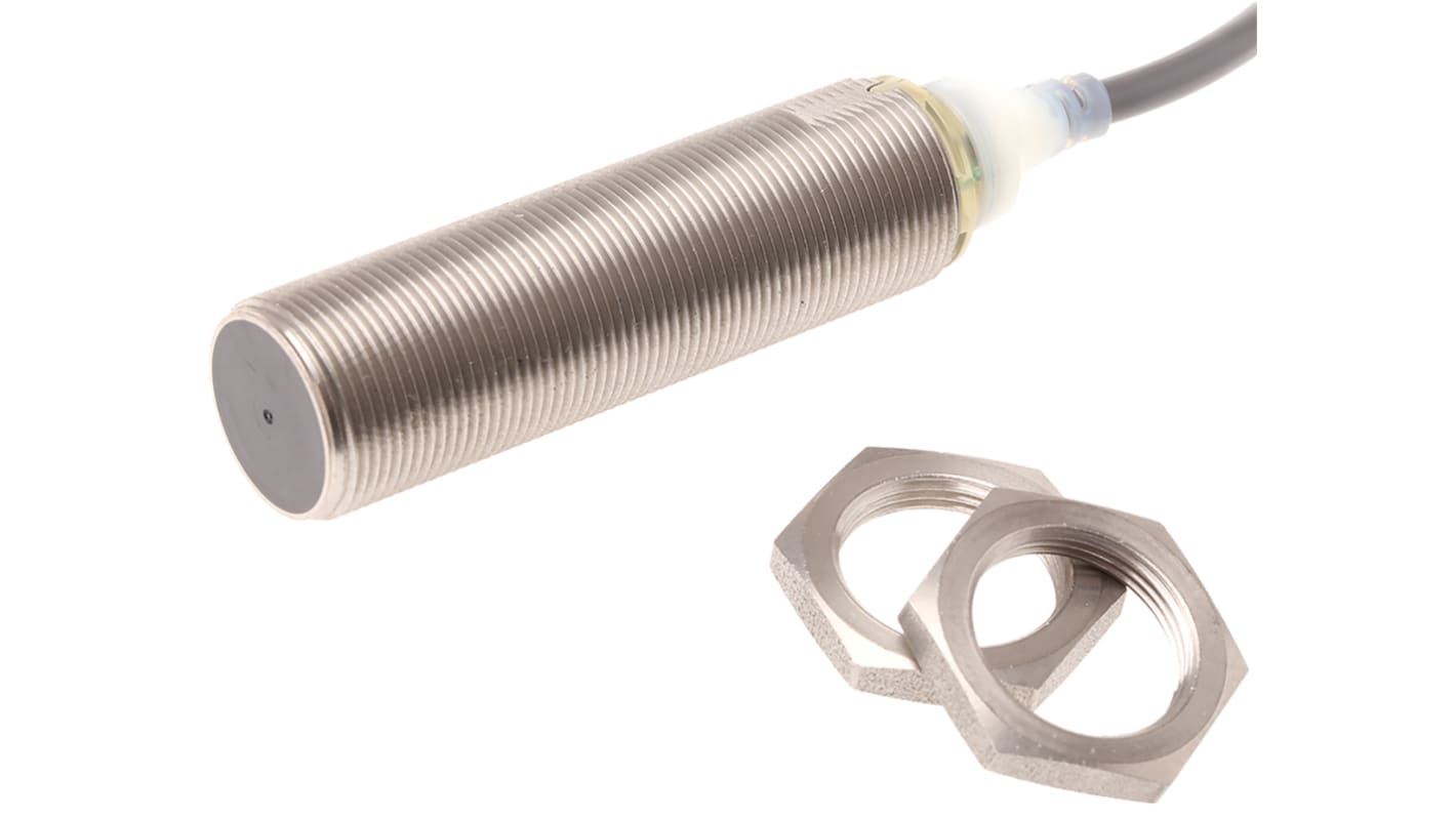 Rs-Online Sensore di prossimità Cilindro filettato Omron M18 rilevamento 8 mm 12 → 24 V c.c