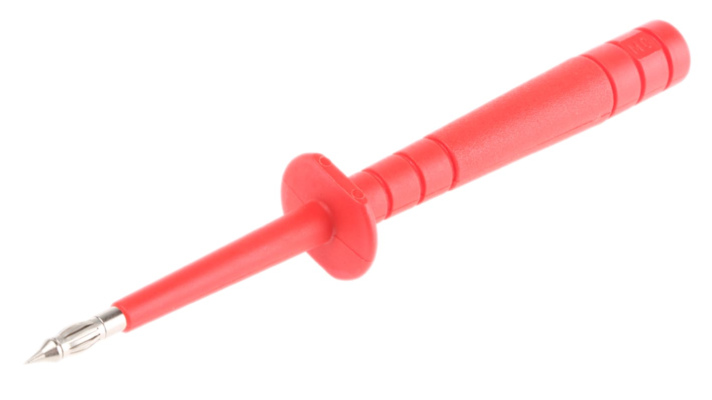 Staubli Spring Loaded Test Probe, 4mm Tip, 1kV, 4mm Socket, 32A