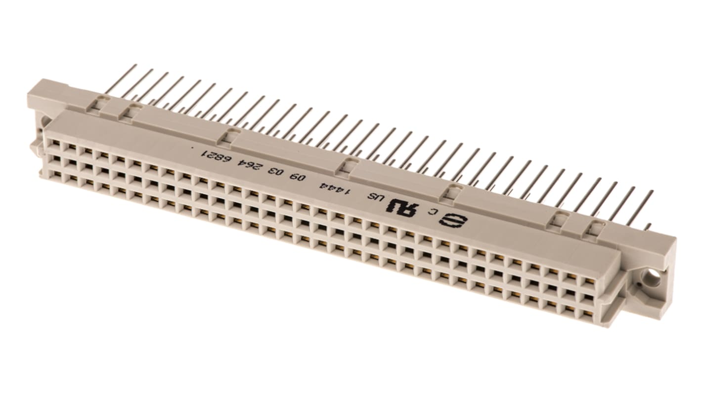 HARTING 64 Way 2.54mm Pitch, Type C Class C2, 2 Row, Straight DIN 41612 Connector, Socket