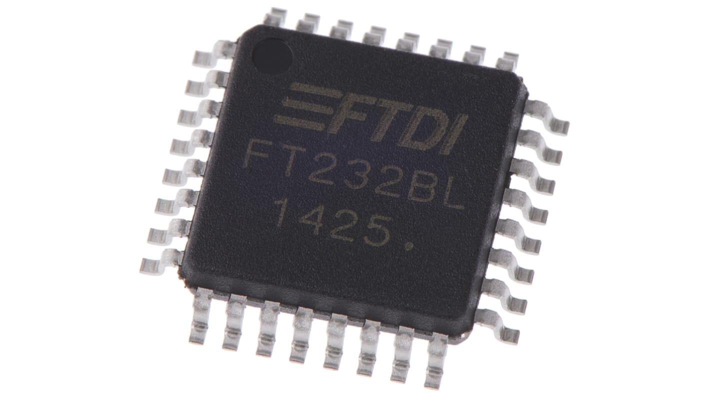 Da USB a UART seriale FTDI Chip, LQFP, 32 Pin