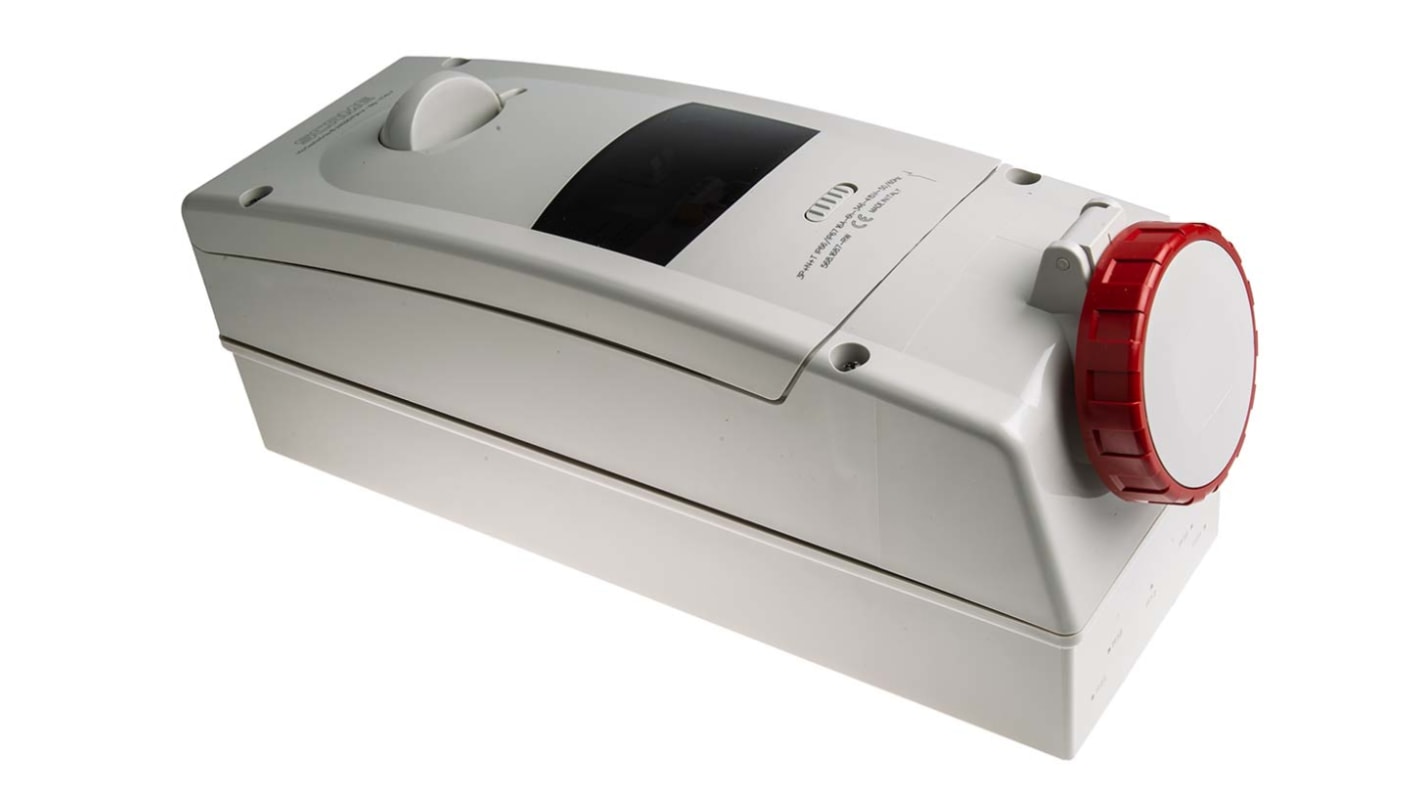 Scame ADVANCE 2 RCD/FI Buchse Rot 3P + N + E, 415 V / 16A, Wandmontage IP 67