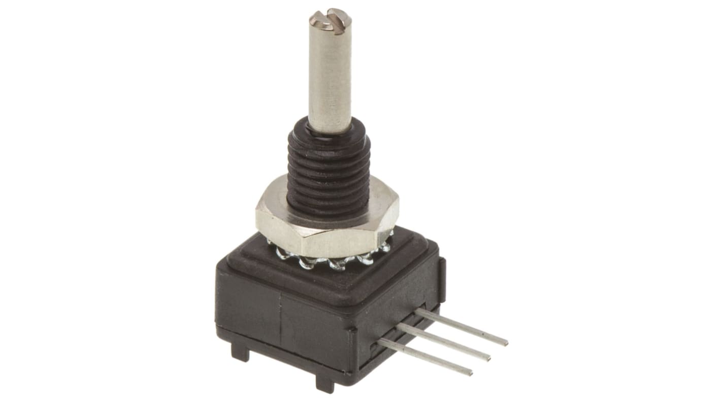 Vishay 5kΩ Rotary Potentiometer 1-Gang, Panel Mount (Through Hole), 249BBHS0XB25502KA