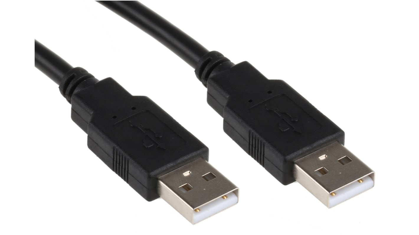 Roline USB 2.0, Male USB A to Male USB A, 800mm