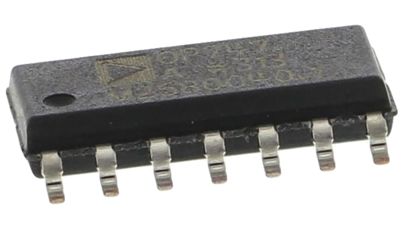 OP747ARZ Analog Devices, Op Amp, RRO, 700kHz, 3 → 28 V, 14-Pin SOIC