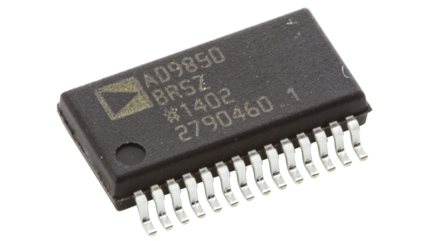 Analog Devices 10 Bit-Bit-Bit Direkt Digital-Synthesizer AD9850BRSZ, 125000ksps, SSOP 28-Pin