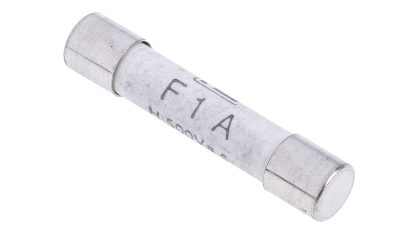 RS PRO 1A F Ceramic Cartridge Fuse, 6.3 x 32mm