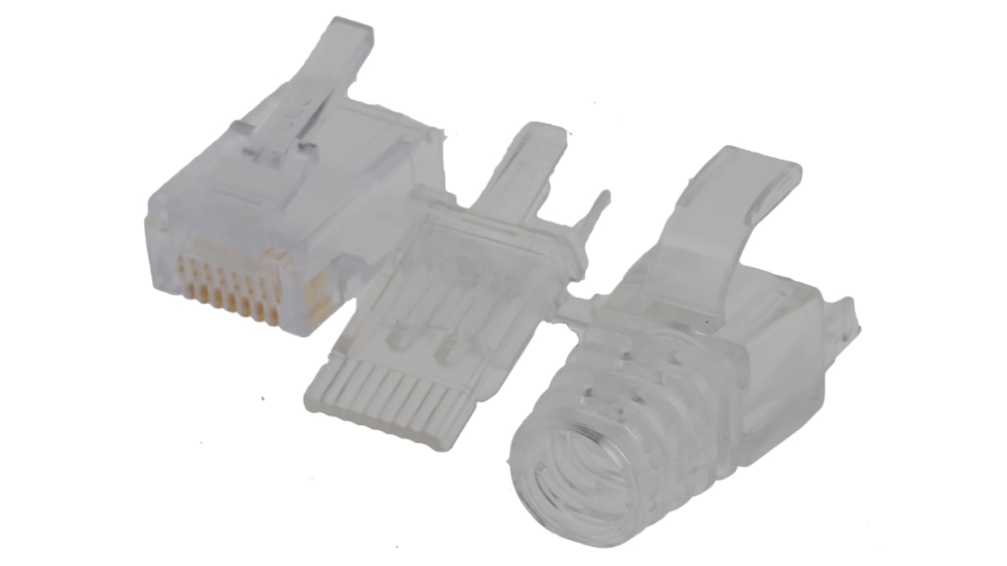 Bel-Stewart SS-39 Series Male RJ45 Connector, Cable Mount, Cat6 Straight 1 Port