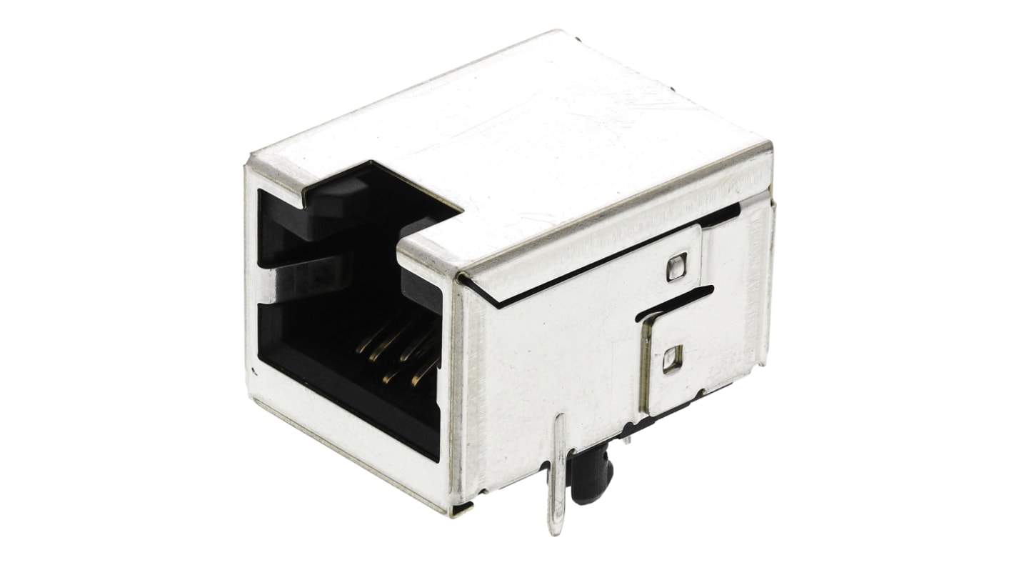 Bel-Stewart SS-60000 Series Female RJ45 Connector, PCB Mount, Cat6 Right Angle 8P8C -Way
