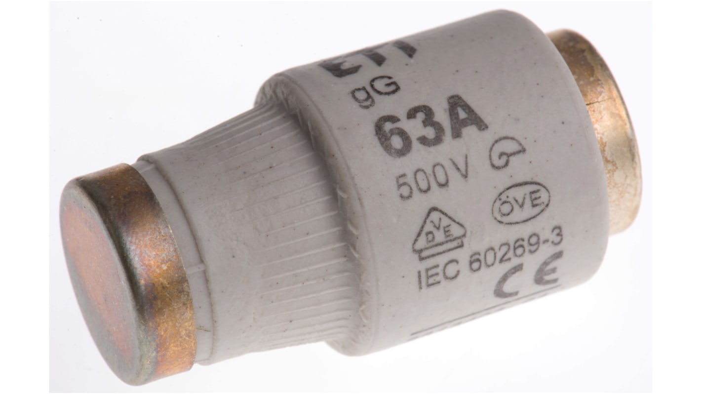 ETI 63A DIII Diazed Fuse, E33 Thread Size, gG - gL, 500V ac