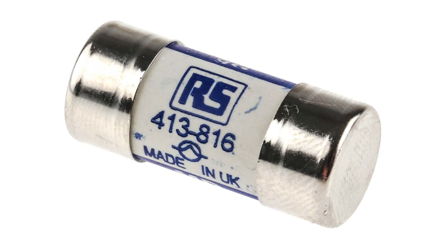RS PRO 10A Cartridge Fuse, 13 x 29mm