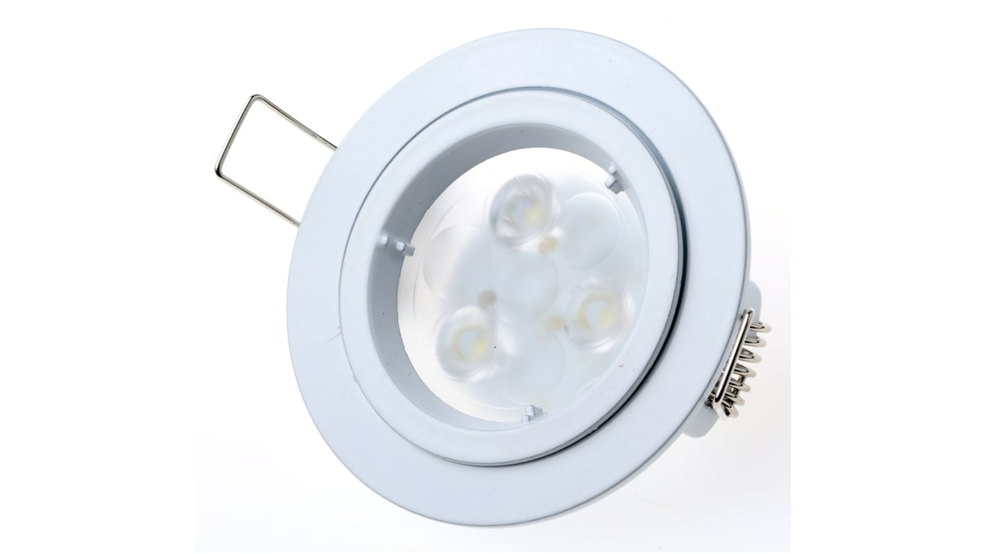 RS PRO LED Emergency Lighting, Recessed, 3 x 1 W, Maintained