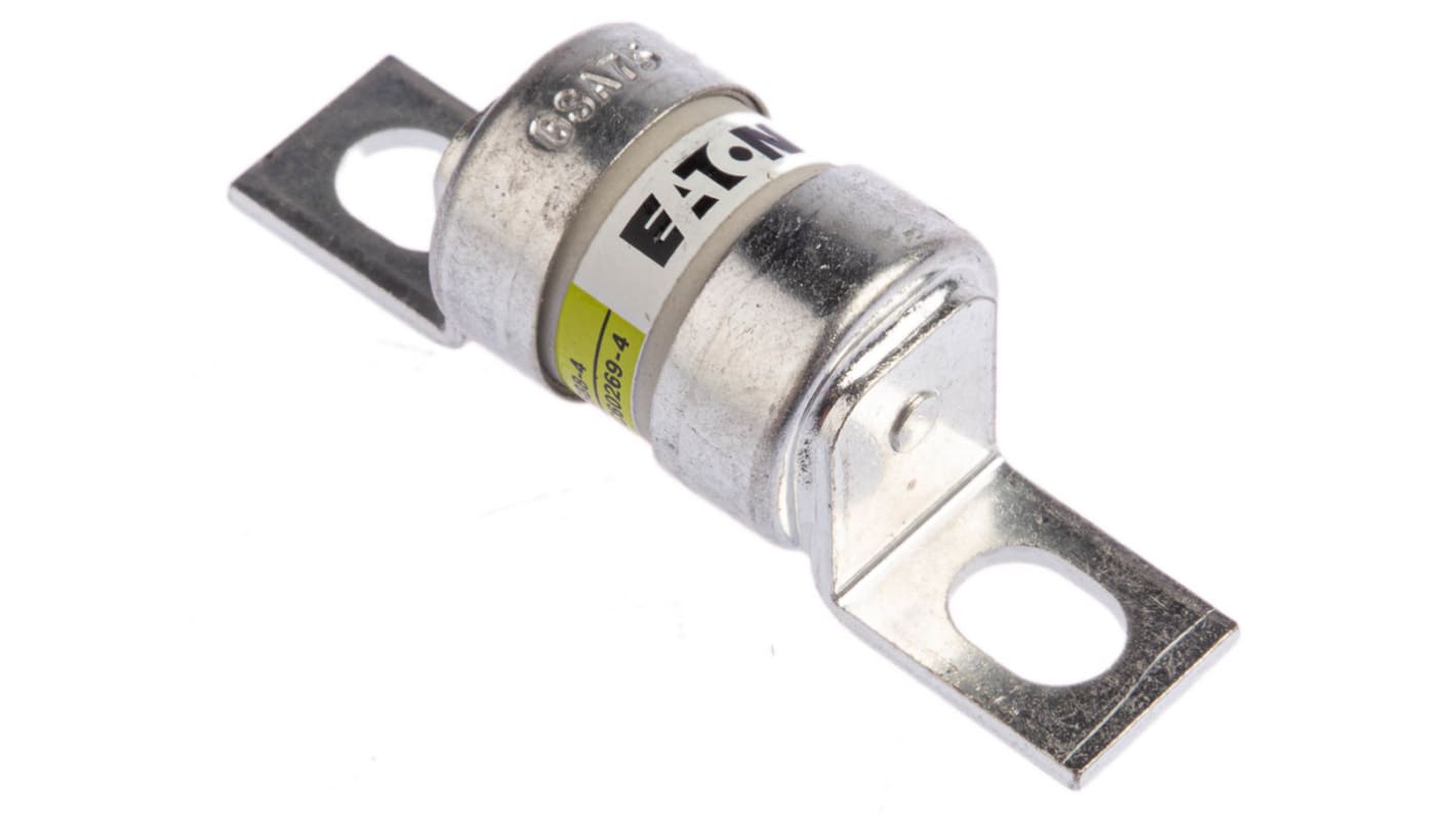 Eaton F类快速熔断器, 75A, 240V 交流, 总长58.5mm, aR类应用, 偏置方向插片