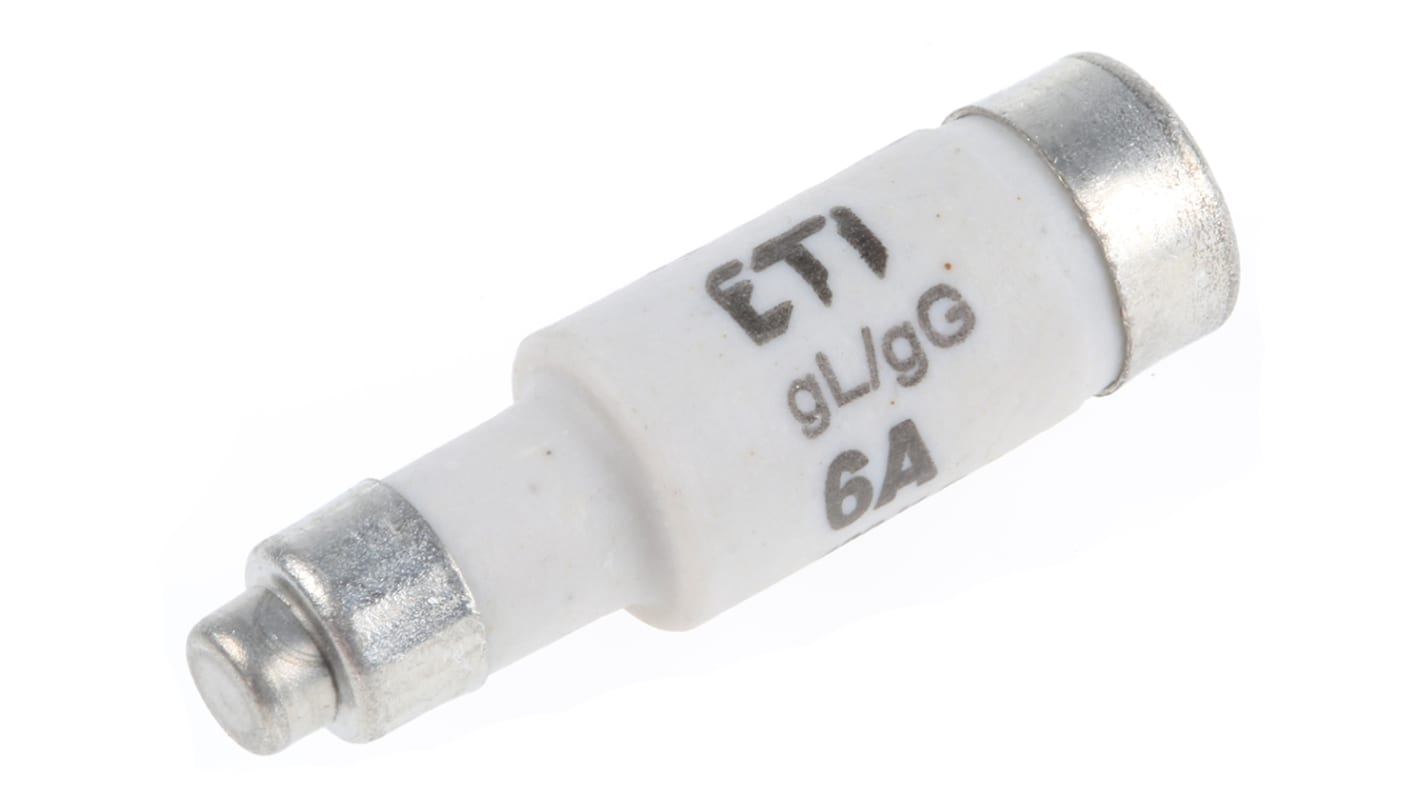 ETI 6A D01 Neozed Fuse, E14 Thread Size, gG, 400V ac