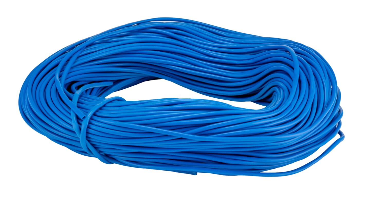 HellermannTyton PVC Blue Cable Sleeve, 3mm Diameter, 100m Length