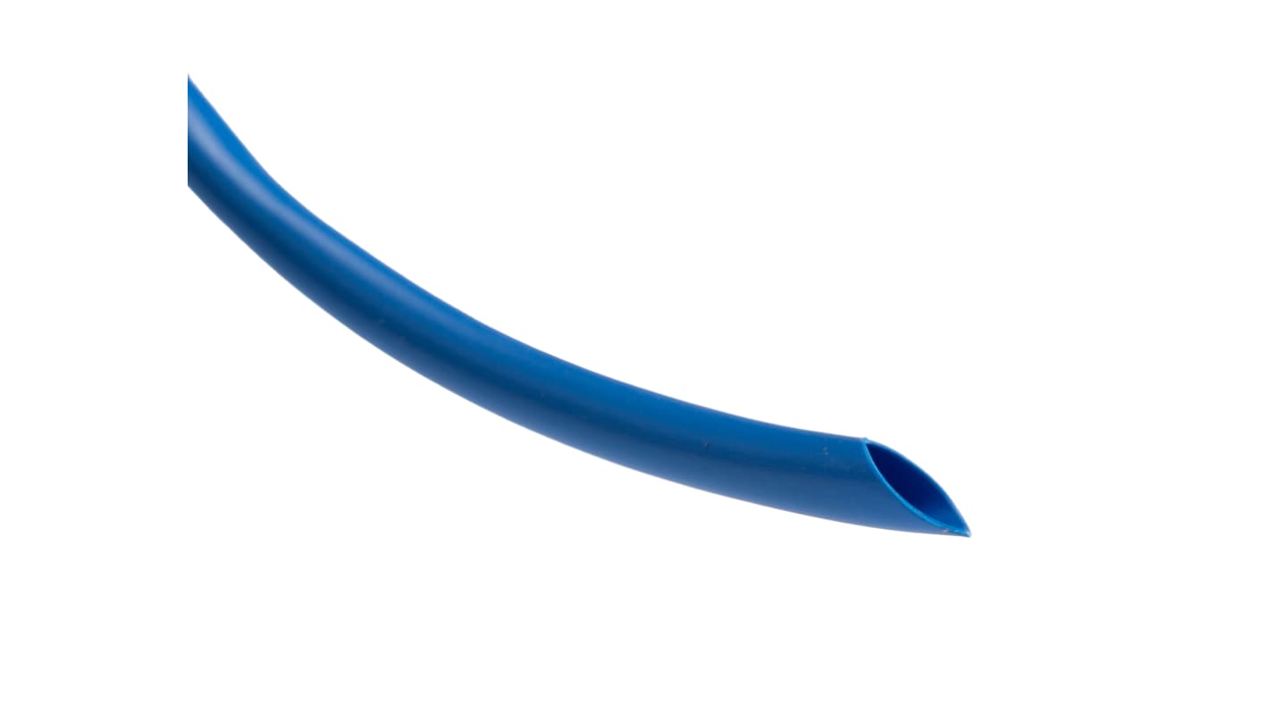 HellermannTyton PVC Blue Cable Sleeve, 4mm Diameter, 100m Length