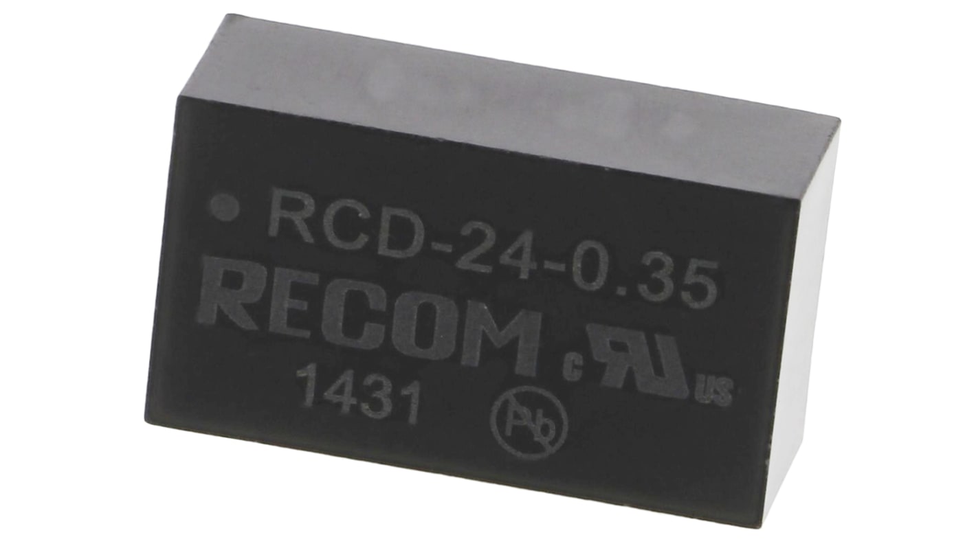 Recom LED Driver, 2 → 35V dc Output, 350mA Output, Constant Current Dimmable