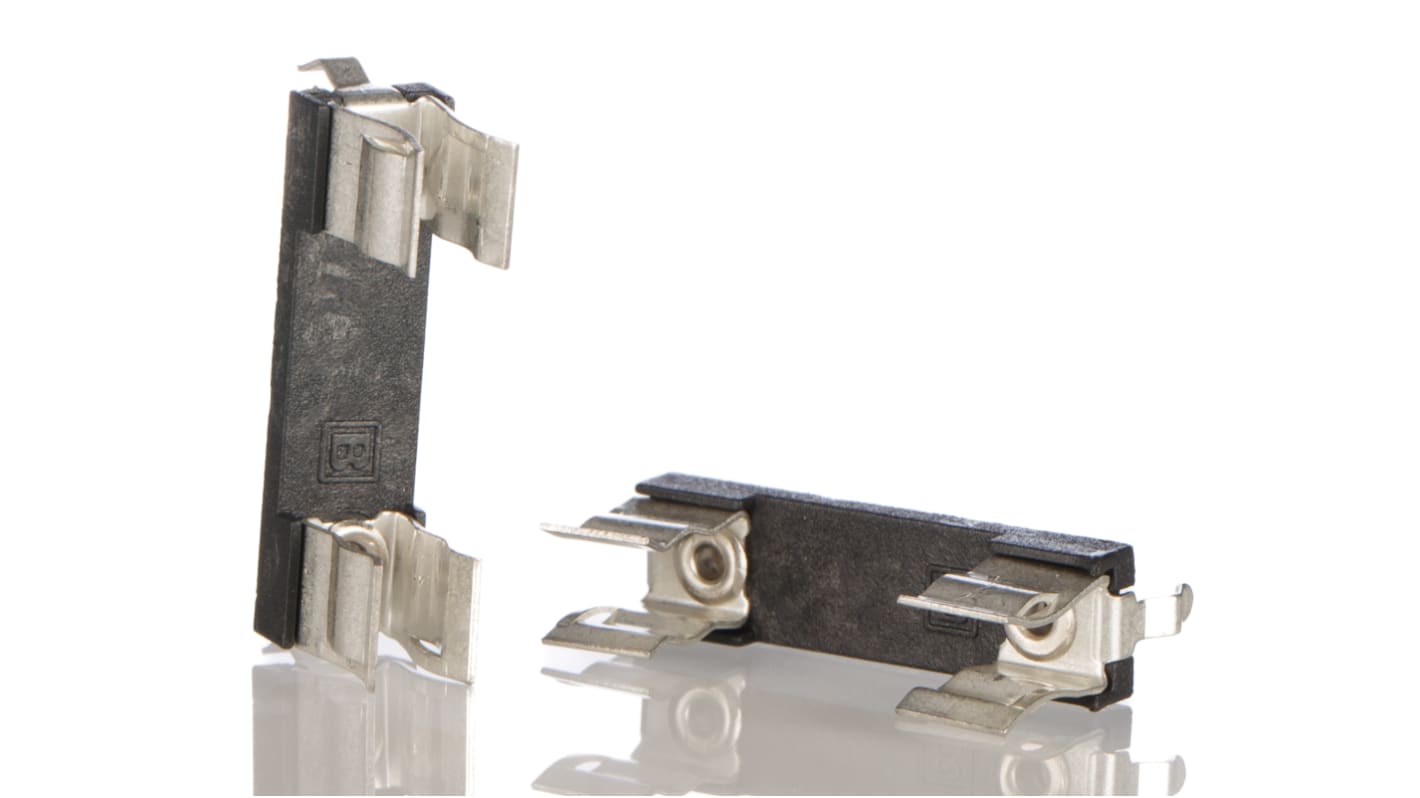 Portafusibles para montaje en PCB Bulgin 6.3A para 5 x 20mm 250V ac