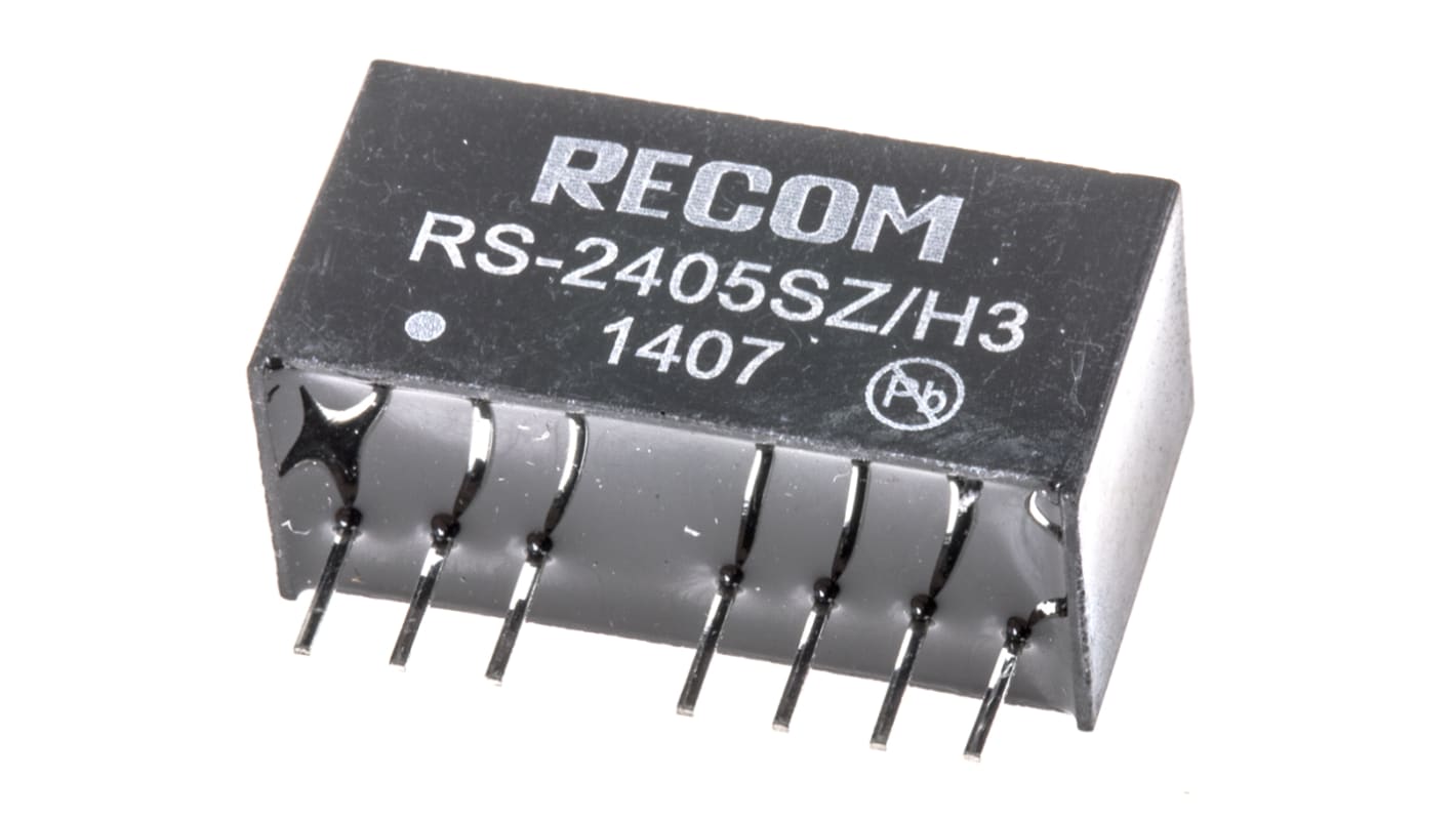 Convertitore c.c.-c.c. 2W, Vin 9 → 36 V c.c., Vout 5V cc, 3kV cc Sì