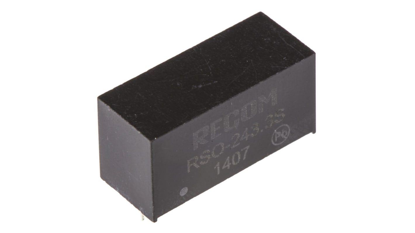 Przetwornica DC-DC, 1W, Uwe 18 → 36 V DC, Uwy 3.3V dc, Iwy 300mA, Recom Tak