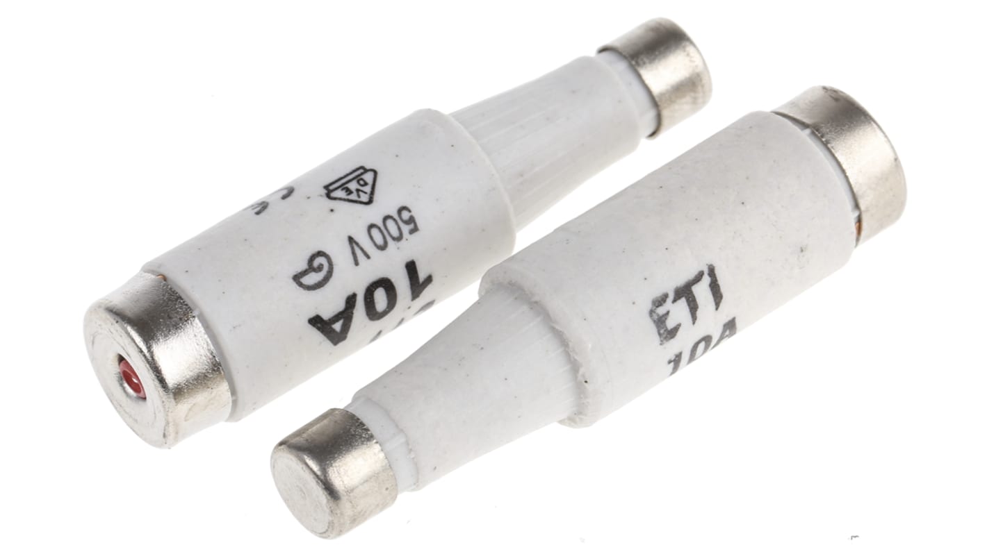 ETI 10A DI Diazed Fuse, E16 Thread Size, gG - gL, 500V ac