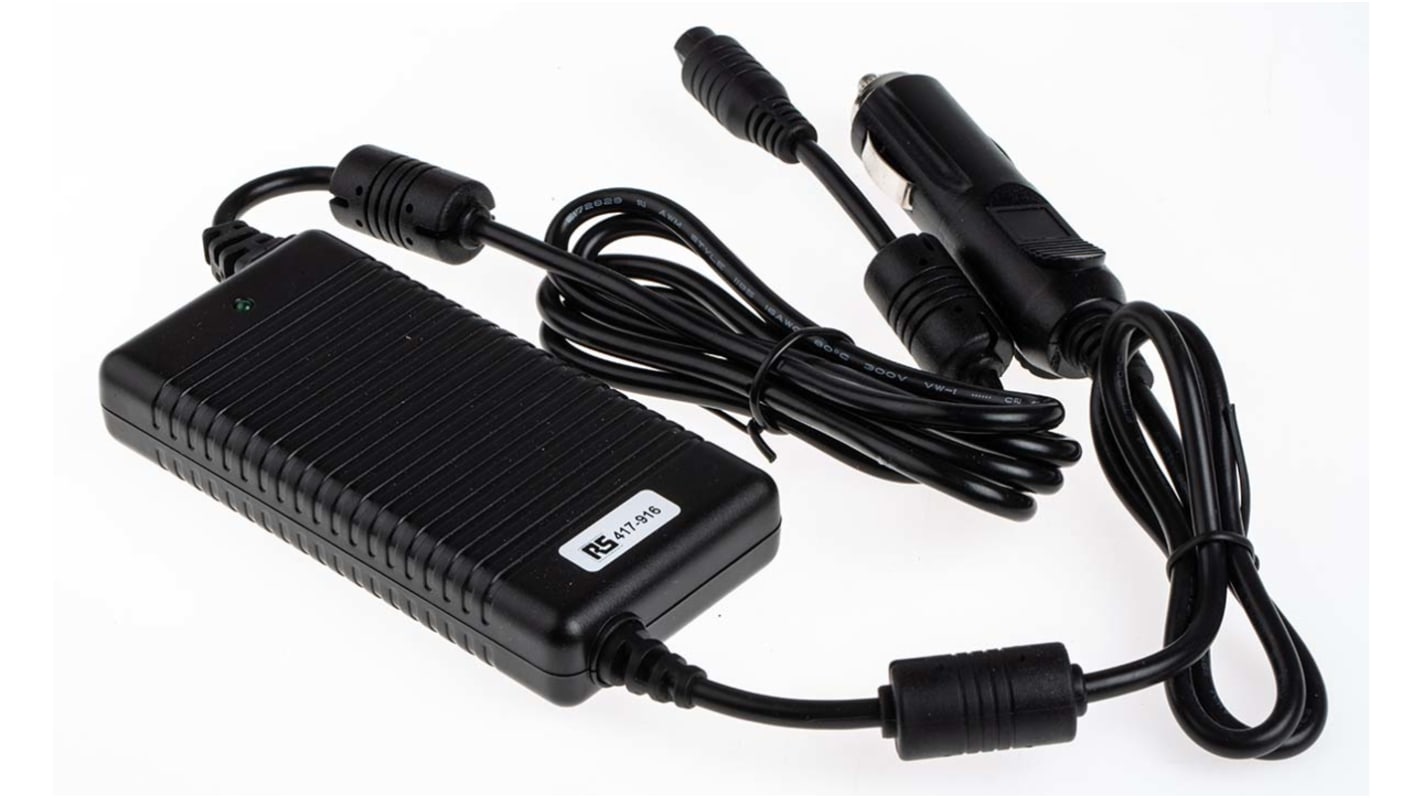 RS PRO Car Charger, 11 → 16V dc Input, 19V dc Output Plug In, 4.7A