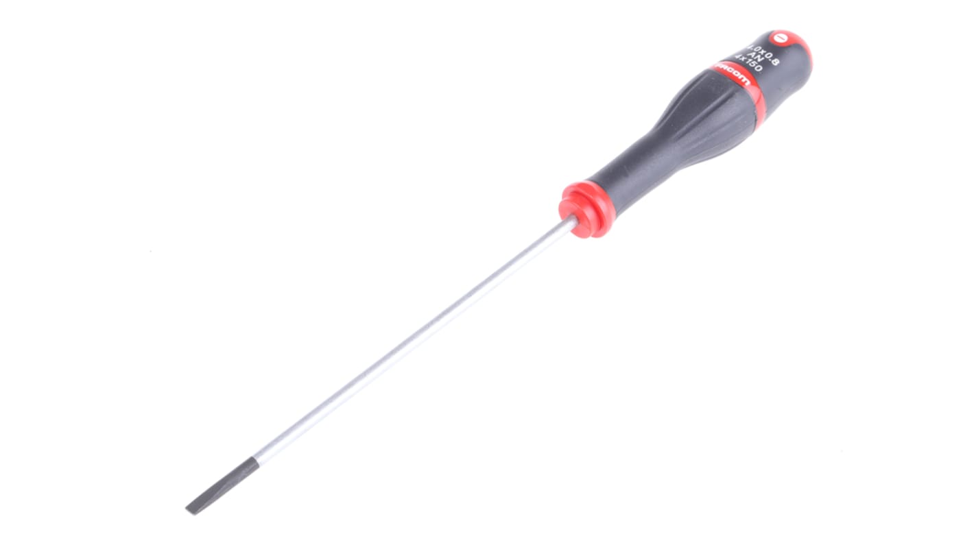 Facom Slotted  Screwdriver, 4 x 0.8 mm Tip, 150 mm Blade, 259 mm Overall