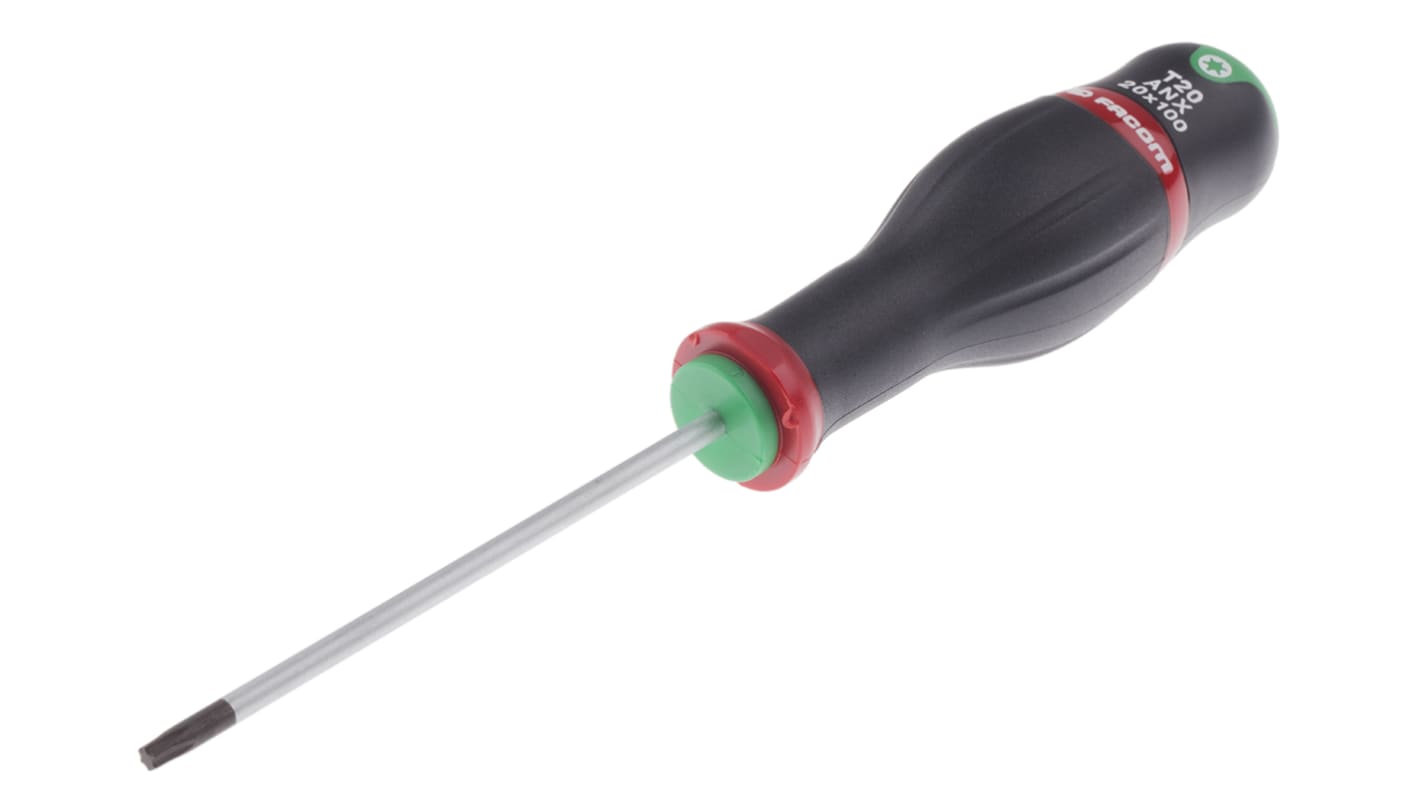 Facom Torx  Screwdriver, T20 Tip, 100 mm Blade, 220 mm Overall