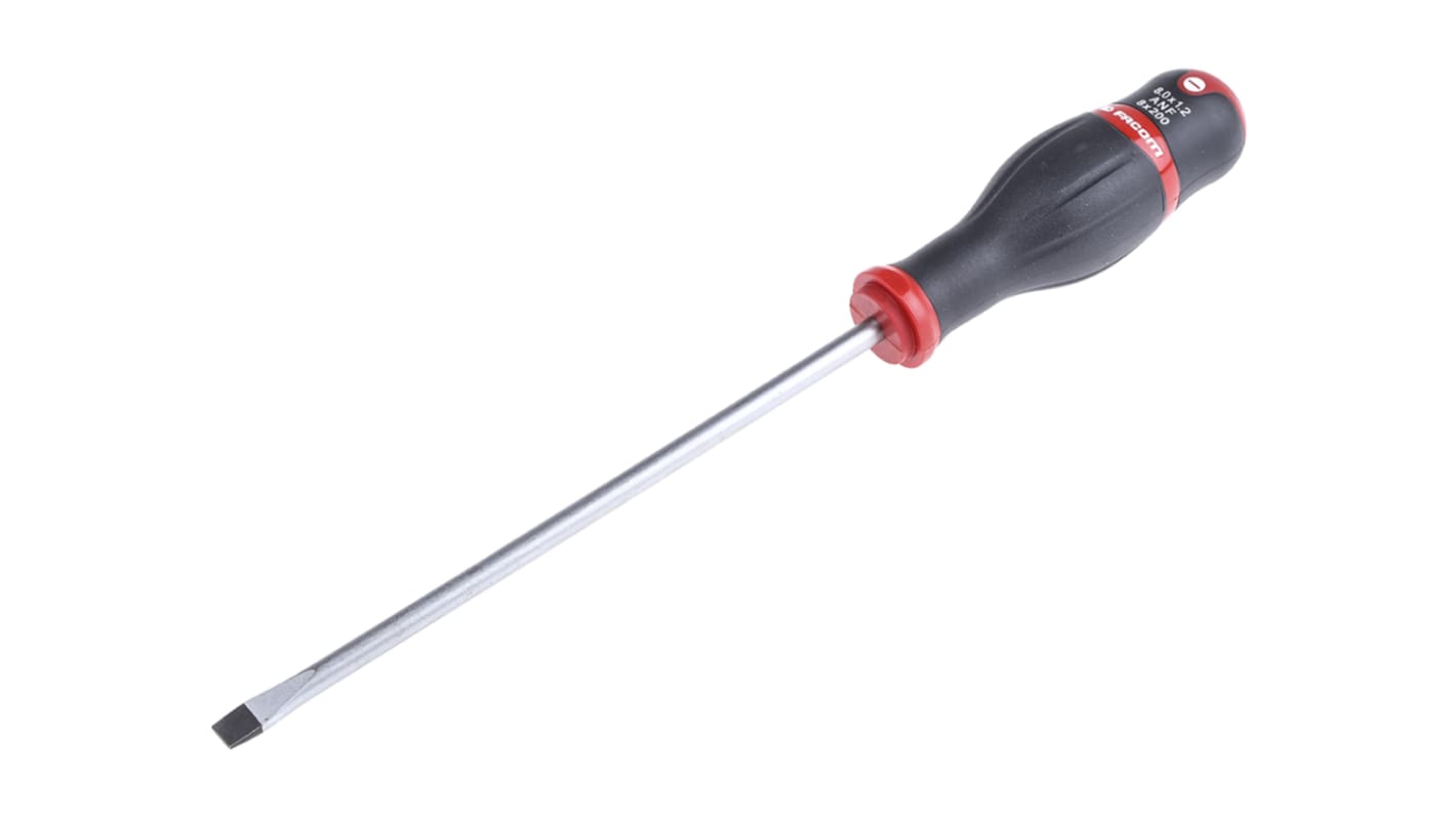 Facom Slotted  Screwdriver, 8 x 1.2 mm Tip, 200 mm Blade, 325 mm Overall