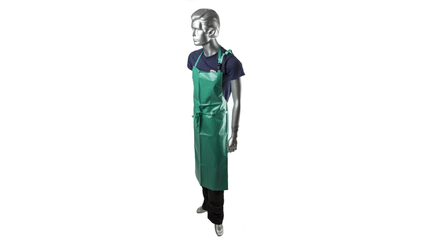 Skytec Green Reusable PVC Apron, 910mm