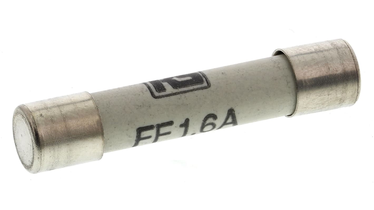 RS PRO 1.6A FF Ceramic Cartridge Fuse, 6.3 x 32mm