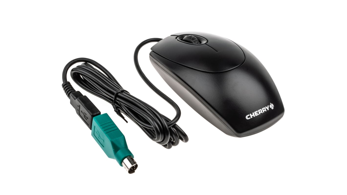 Cherry M5450 3 Button Wired Optical Mouse Black