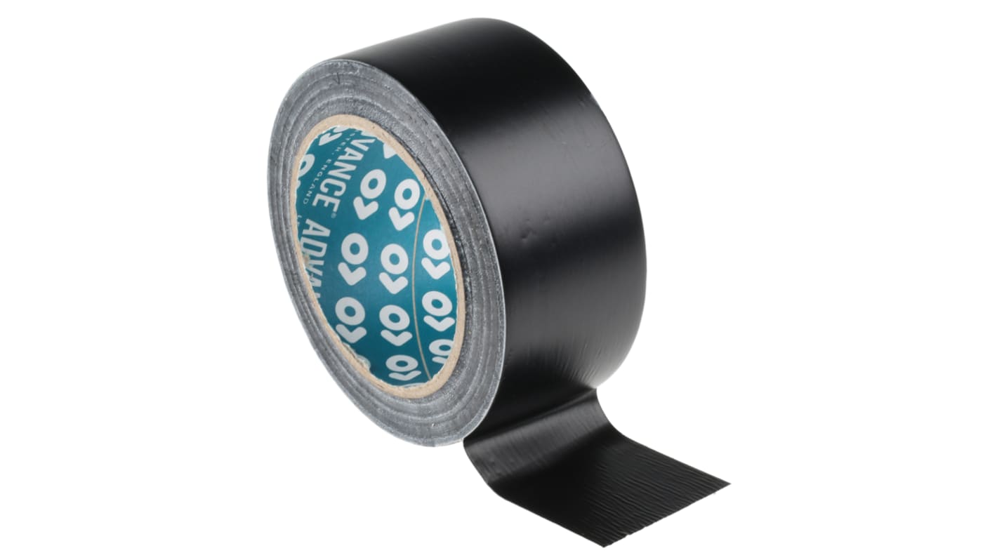 Advance Tapes AT8 Black PVC 33m Lane Marking Tape, 0.14mm Thickness