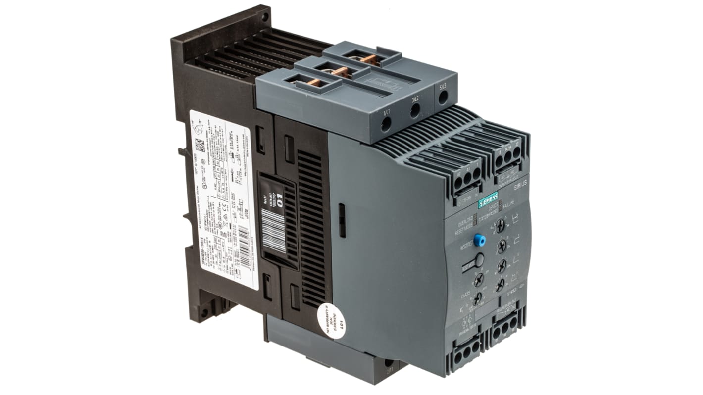 Siemens SIRIUS 3RW40 Sanftstarter 3-phasig 45 kW, 480 V ac / 80 A