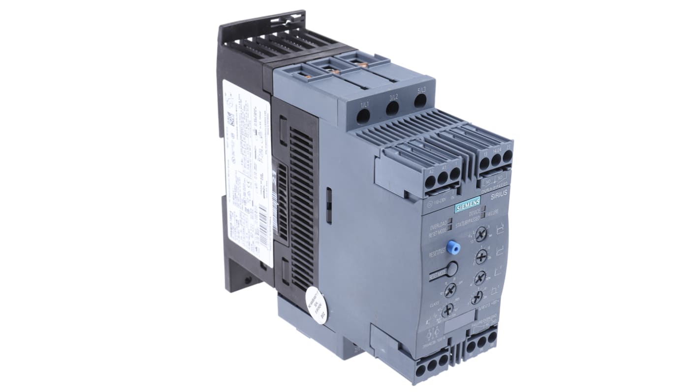 Siemens Soft Starter, Soft Start, 37 kW, 480 V ac, 3 Phase, IP00