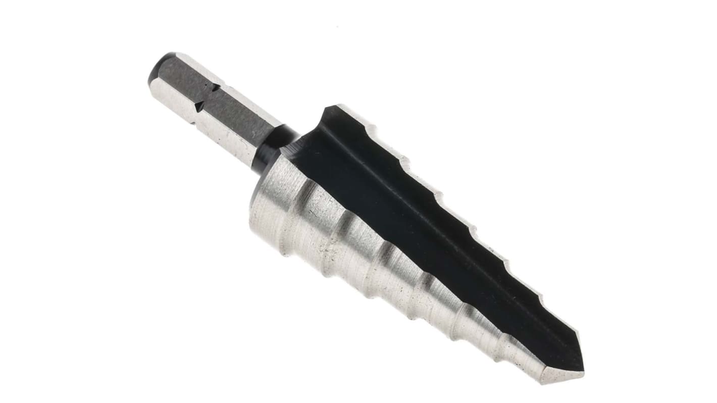 RS PRO HSS Step Drill Bit 8mm x 20mm