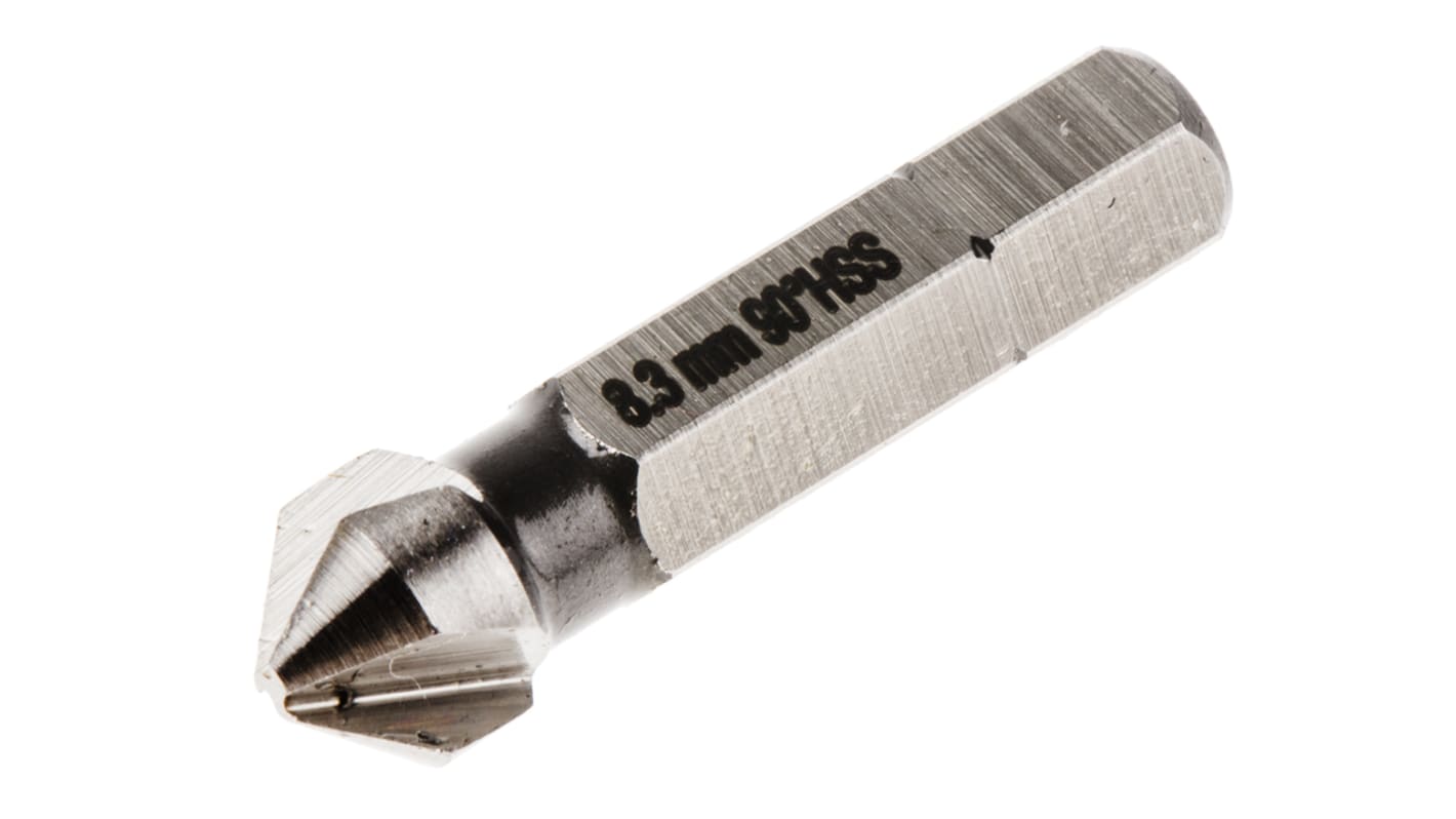 RS PRO HSS Drill Bit, 8.3mm Head, 3 Flute(s), 90°, 1 Piece(s)